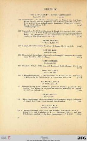 Graphik (Nr. 221-236)