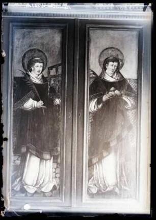 Kirche; Altarflügel, Heiliger Stefan, Heiliger Laurentius