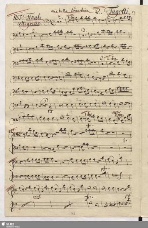 1155. Finale: mia bella Ernestina / Salieri, A.