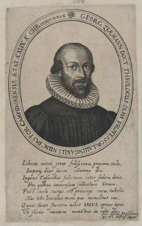 Bildnis des Georg Zeaemann