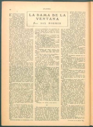 La dama de la ventana