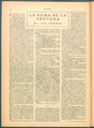 La dama de la ventana