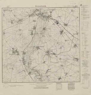 4905 (alte Nr.: 2814) Grevenbroich, Meßtischblatt (4cm - Karte)