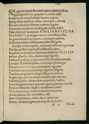 A2r-D2r, Hymenaeus de nuptiis potentissimi et serenissimi Galliarum regis Caroli IX. cum ei...