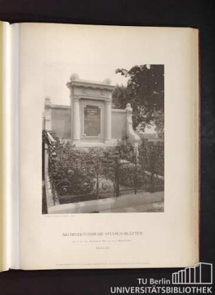 Serie I. No. 113. Begräbnisstätte Mohr auf dem St. Matthäi-Kirchhofe. Berlin.
