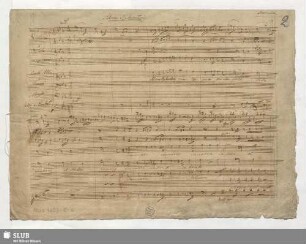 Alma redemptoris mater - Mus.4657-E-6 : Coro, strings; E|b