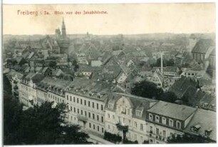 Freiberg. Blick auf Freiberg von der Jakobikirche