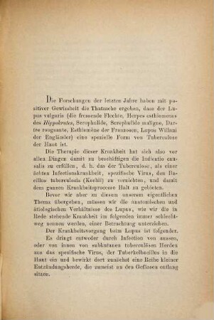 Die Therapie des Lupus vulgaris