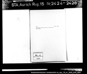 Der Kaufmann Johann Carstens als Senator der Stadt Norden