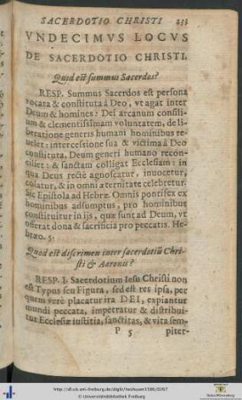 Undecimus – Decimus Quintus Locus