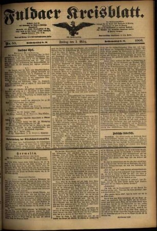Ausgabe vom Freitag, den 02. März 1906.