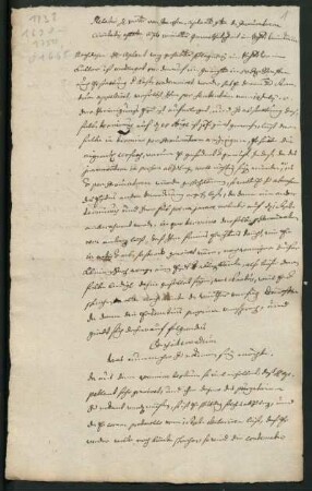 Relationen des Wismarer Obergerichts 1737