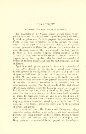 Chapter XV. On graveyards and free burial-grounds