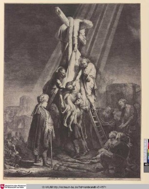 [Die große Kreuzabnahme; The Descent from the Cross: Second Plate; La descente de croix]
