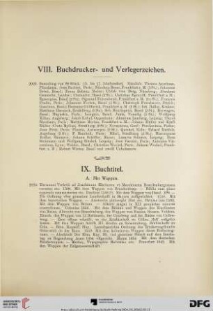 IX. Buchtitel (Nr. 2026-2038)