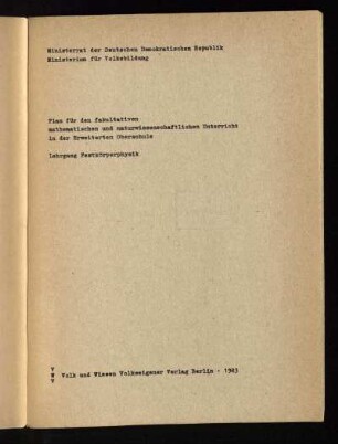 Lehrgang Festkörperphysik
