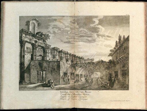Pl: 6. Templum Iovis Olympii Athenis. [...]