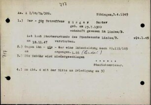 Würger, Gustav
