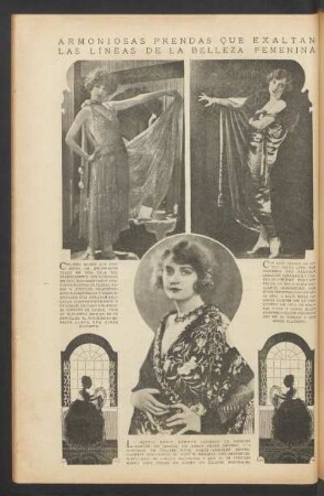 Armoniosas prendas que exaltán las líneas de la belleza femenina - [Fotografías] : [Moda]