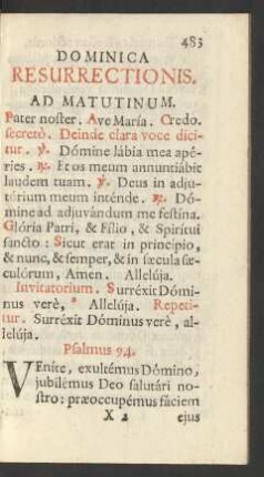 Dominica Resurrectionis