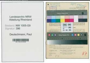 Entnazifizierung Paul Deutschmann , geb. 31.05.1908 (Baufuehrer)