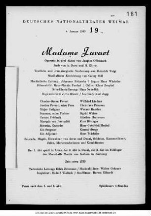 Madame Favart