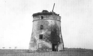 Markersdorf-Gersdorf. Ruine der Holländermühle