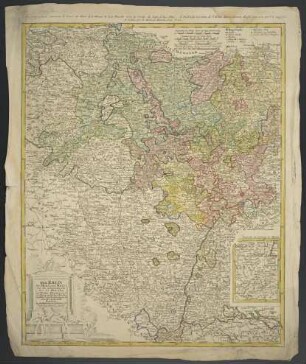 Der Rhein, die Maass und Mosel : mit den anliegenden Ländern des Ober-Chur- und Nieder-Rheinl. wie auch des burgundischen Kreises ingl. Elsass und Lothringen &c. ; Mit R. Kays. allergnäd. Freyheit