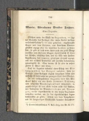 VII. Maria, Abrahams Bruder Tochter.