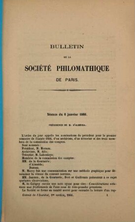 Bulletin. 1866 = 6. Sér., Vol. 3