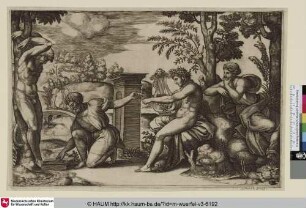 [Apollon et Marsias; Apollo and Marsyas; Apollon und Marsias]