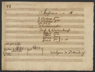 Sinfonien; orch; A-Dur; K 103; G A1