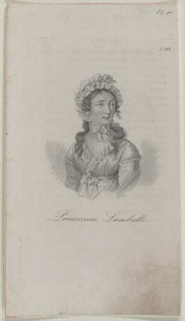 Bildnis der Prinzessin Lamballe