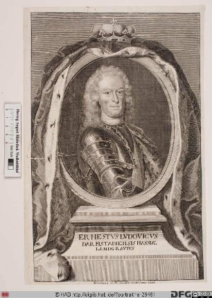 Bildnis Ernst Ludwig, Landgraf von Hessen-Darmstadt (reg. 1678(88)-1739)