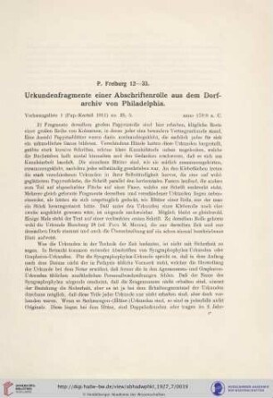 P. Freiburg 12-33