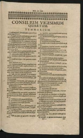 Consilium Vigesimum Quartum