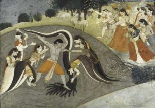 Episoden aus der Krishna Legende — Krishna unterjocht Kaliya