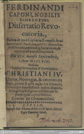 Dissertatio revocatoria