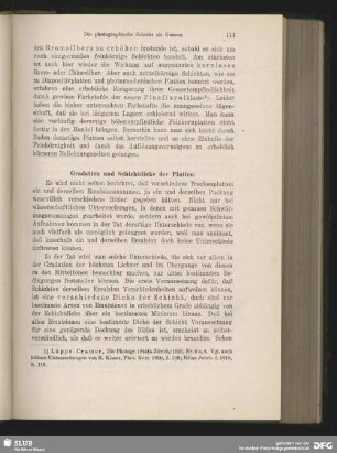 Gradation und Schichtdicke der Platten
