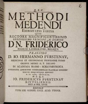 3: Methodi Medendi Exercitatio Tertia. 3
