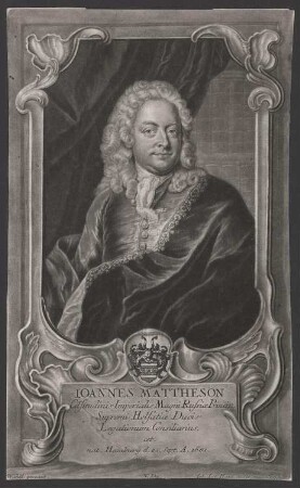 Porträt Johann Mattheson (1681-1764)