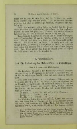 III. Siebenbürgen
