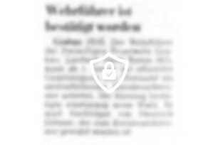 Wehrführer ist bestätigt worden