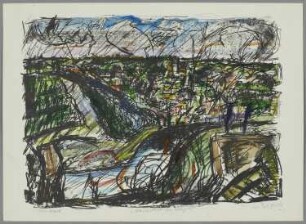 Kleine Stadt am Hang (Nebra)