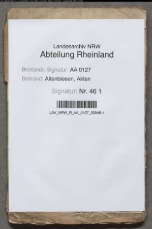 Haus und Rittersitz Blatzheim im kölnischen Amt Lechenich