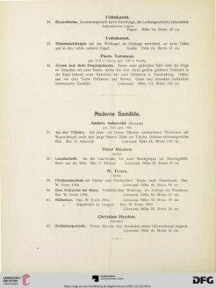 Moderne Gemälde (Nr. 37-54)