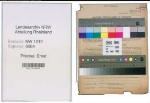 Entnazifizierung Ernst Preckel , geb. 02.02.1895 (Autowerkstatt)