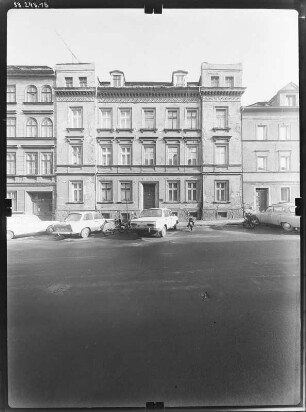 Görlitz-Altstadt, Mittelstraße 10. Wohnhaus (um 1850). Straßenfront