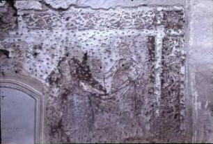 Gottvater und Christus und die Heiligen Dorothea und Barbara (?)