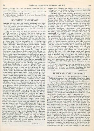 538-542 [Rezension] Schrift und Tradition